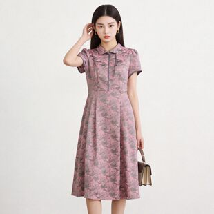 HH0A0006时尚优雅裙子连衣裙专柜折扣女装6.10夏