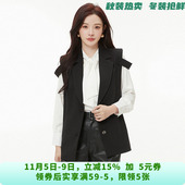 LR0N0003单排扣纯色上衣宽松显瘦西装 马夹女7.19秋