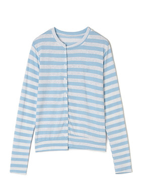 HG0K0020拼色波点针织上衣修身条纹外套女1.6春