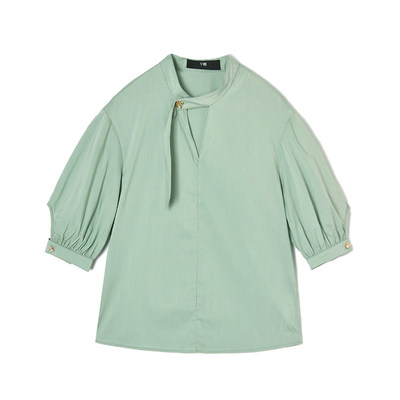 QG0D0008温婉气质套头上衣宽松舒适衬衫女1.23春