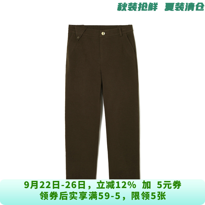 LD0P0087高腰九分裤弹力修身裤子休闲裤女10.7冬