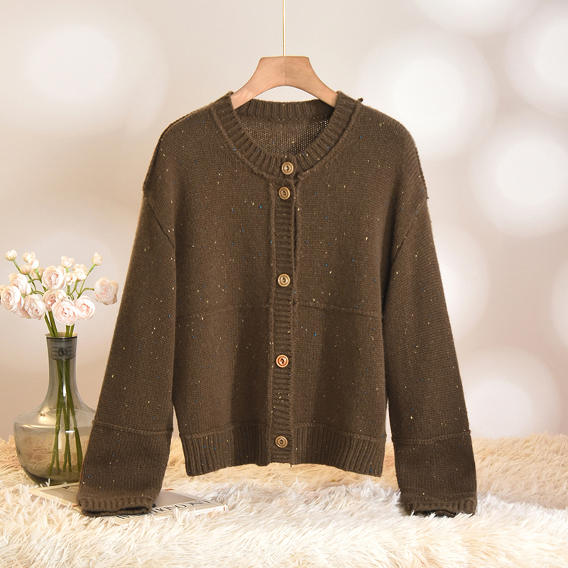 [禾哲]HZ0H0511温柔气质100~羊毛开衫毛衣女12.8冬