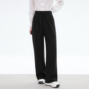 深圳南油CV0P0063松紧腰长裤 女3.24春 子微弹休闲裤