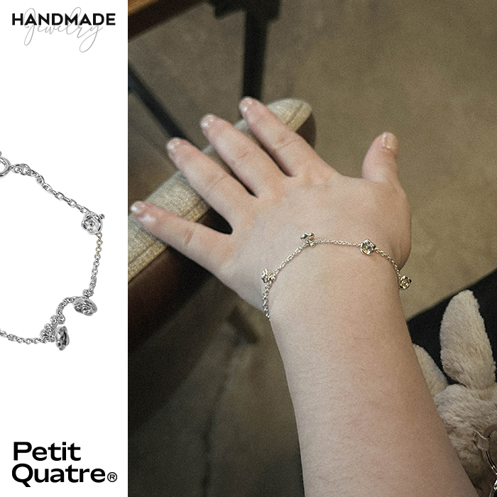 PetitQuatre女生银自然手工饰品