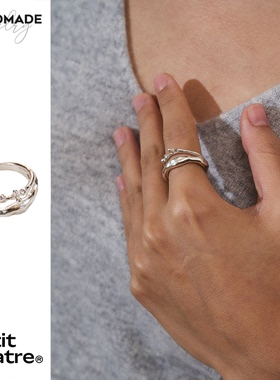 PetitQuatre情侣925银树枝戒指