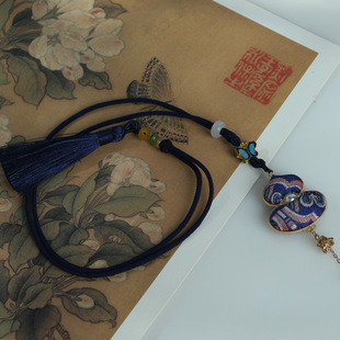 国风手工宋锦制作古风汉服佩饰葫芦璎珞新中式宋锦项链旗袍配饰