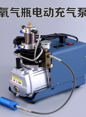 潜水氧气瓶呼吸专用高压电动打气泵30mpa/4500psi 水冷小型充气泵