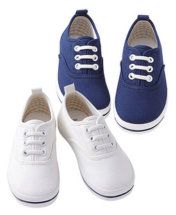 国现特卖familiar童鞋日本代购儿童帆布鞋一脚蹬无扣简便鞋040276