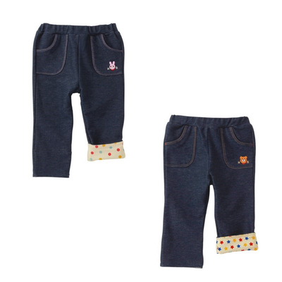 翻边休闲长裤MIKIHOUSE