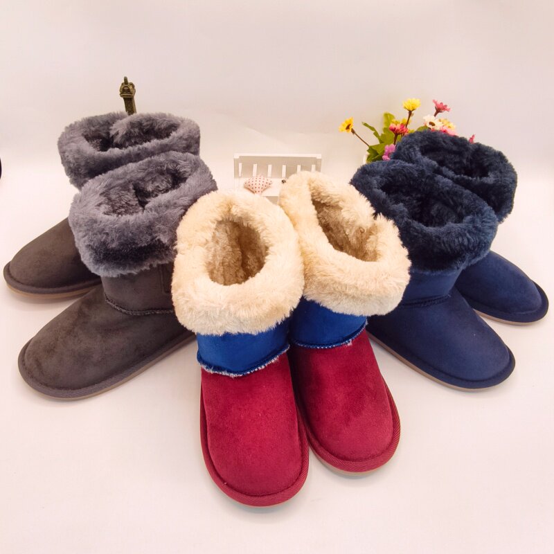 mikihouse加绒宝宝雪地雪地靴