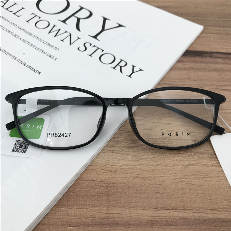 派丽蒙眼镜框女方框配眼镜男轻眼睛潮款圆脸近视镜 82427