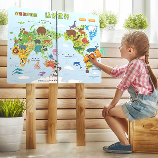 宝宝幼儿童启蒙早教语发音有声挂图0-3岁拼音墙贴认知识字卡玩具