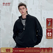 长袖 T恤男潮牌打底衫 卫衣男款 polo衫 卫衣女 冬季 BJHG不计后果新款