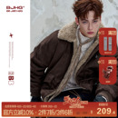 BJHG不计后果座山雕外套两面穿棉服男款 羊羔绒外套毛领棉衣女 冬装