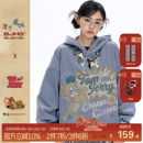 BJHG不计后果连帽卫衣男秋冬潮牌情侣卫衣外套女 猫和老鼠联名