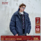 BJHG不计后果仿牛仔棉服外套男装 加厚棉袄简约复古PU皮棉衣女 冬季