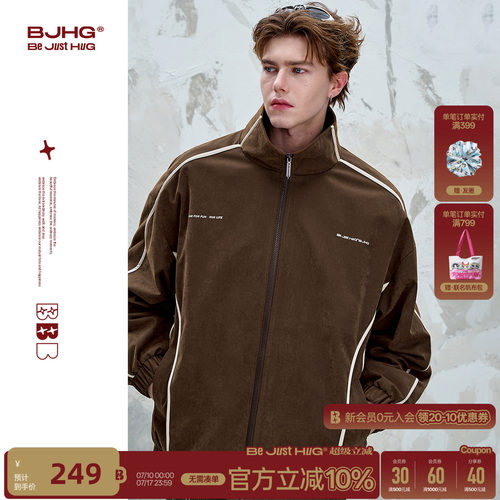 BJHG不计后果美式复古夹克情侣