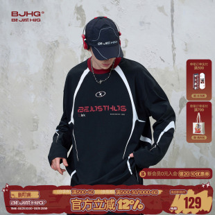 球衣T恤女 骑行健身打底美式 BJHG不计后果速干抗菌长袖 男t恤春秋季