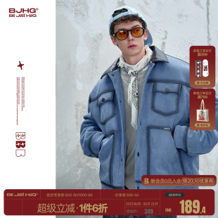 加厚外套防寒棉袄保暖棉衣夹克 冬季 BJHG不计后果工装 棉服外套男装