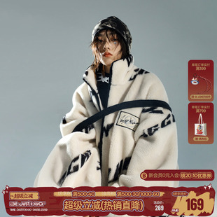 冬季 防寒服痞帅夹克棉衣女 棉服外套男装 BJHG不计后果仿羊羔毛男士