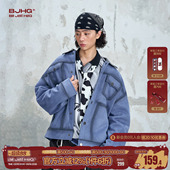 美式 BJHG不计后果复古工装 潮牌新款 外套秋冬季 休闲外套女 夹克男士