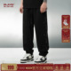环保麂皮绒潮牌运动阔腿直筒裤 BJHG不计后果美式 冬季 子男款 休闲裤