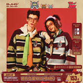 情侣装 春季 BJHG不计后果新年条纹毛衣男装 针织衫 猫和老鼠联名