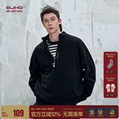 T恤男潮牌打底衫 BJHG不计后果新款 卫衣女 冬季 polo衫 长袖 卫衣男款