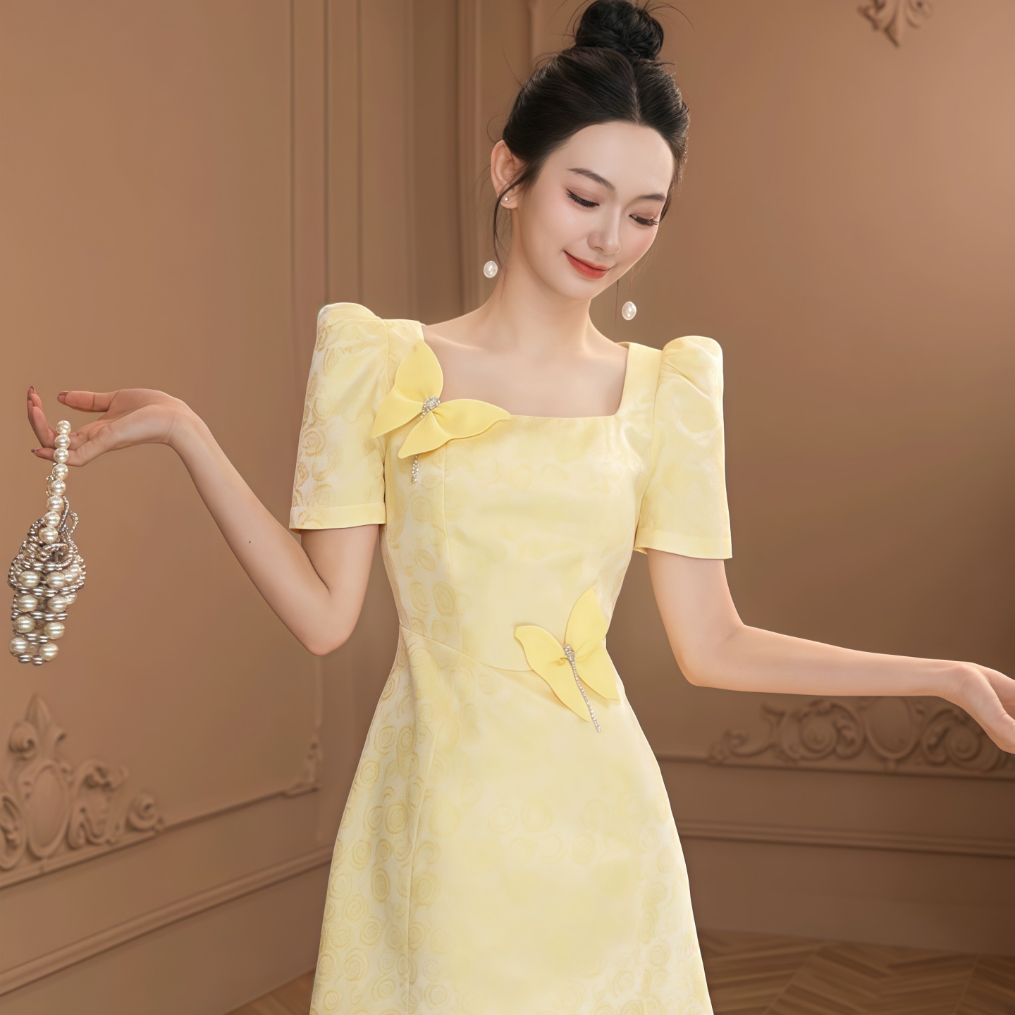 超好看独特漂亮生日宴会小礼服