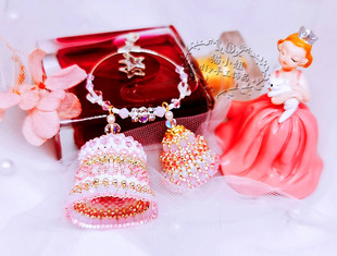 猫小姐DIY饰品清音铃进口古董珠串珠重工定做饰品包挂礼物轻奢