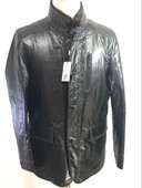 冬季 正品 利郎男装 棉衣尼克服水貂毛领可拆内胆咖啡色2DNK0042Y