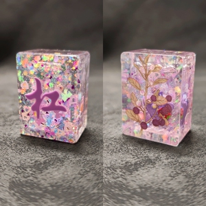 “杠”转运流沙手工麻将牌/桌面摆件工艺品/送礼把玩