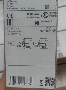易福门IFM传感器O1D100议价出售