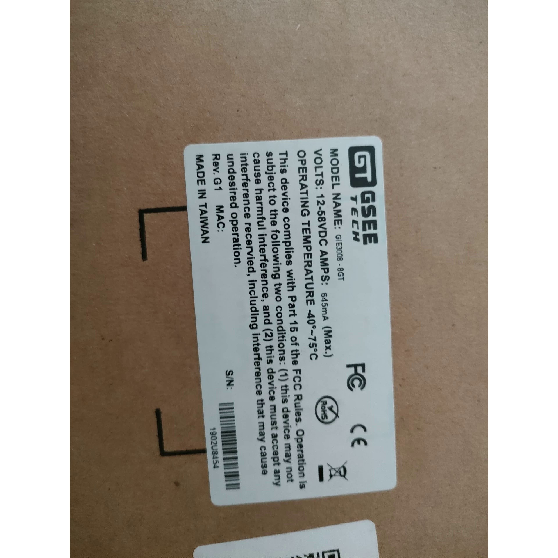 GSEE美国吉诺GESS GIE3008-8GT议价出售