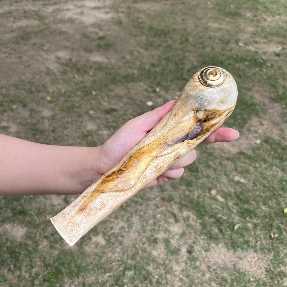 山柑木烟斗两用可抽烟丝可清洗