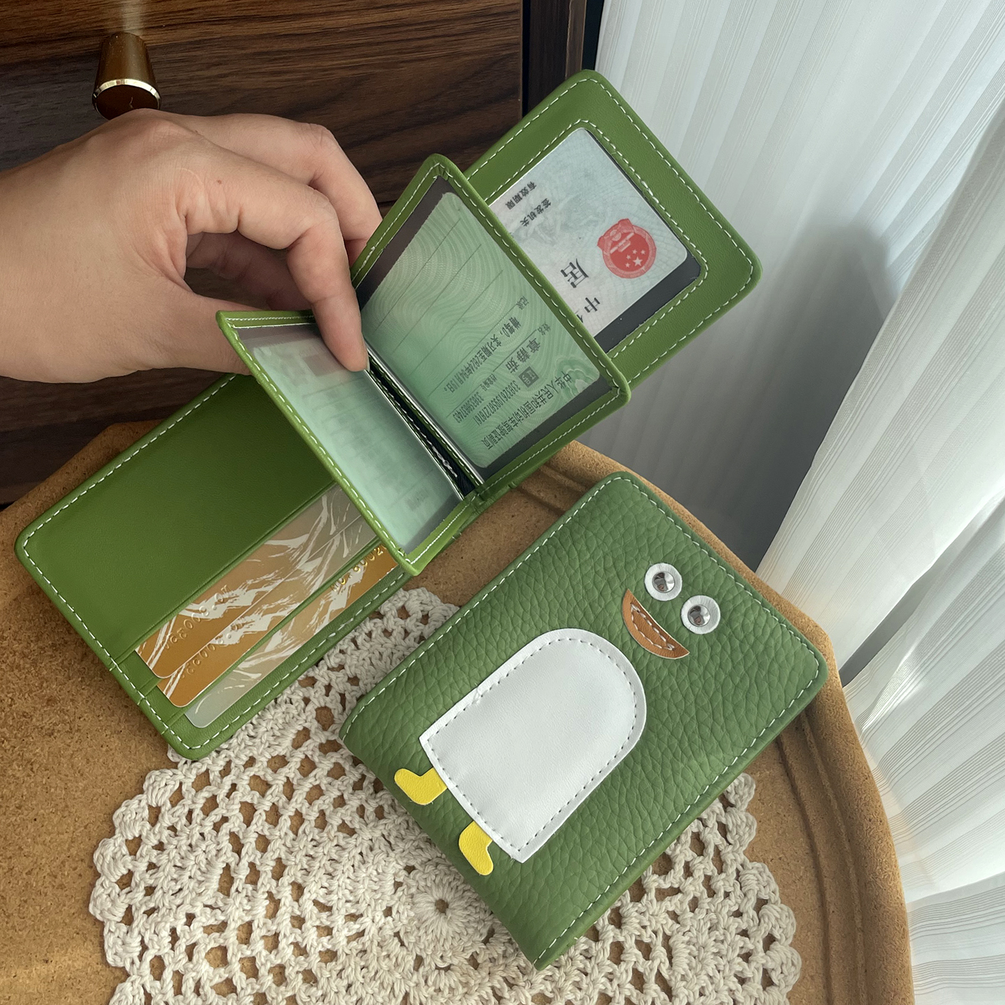 真皮小卡包证件收纳包2025新款女士驾驶证皮套行驶证二合一超薄