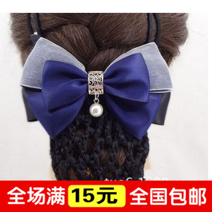 酒店 邮政农行空姐职业头花 银行护士员工发网头夹