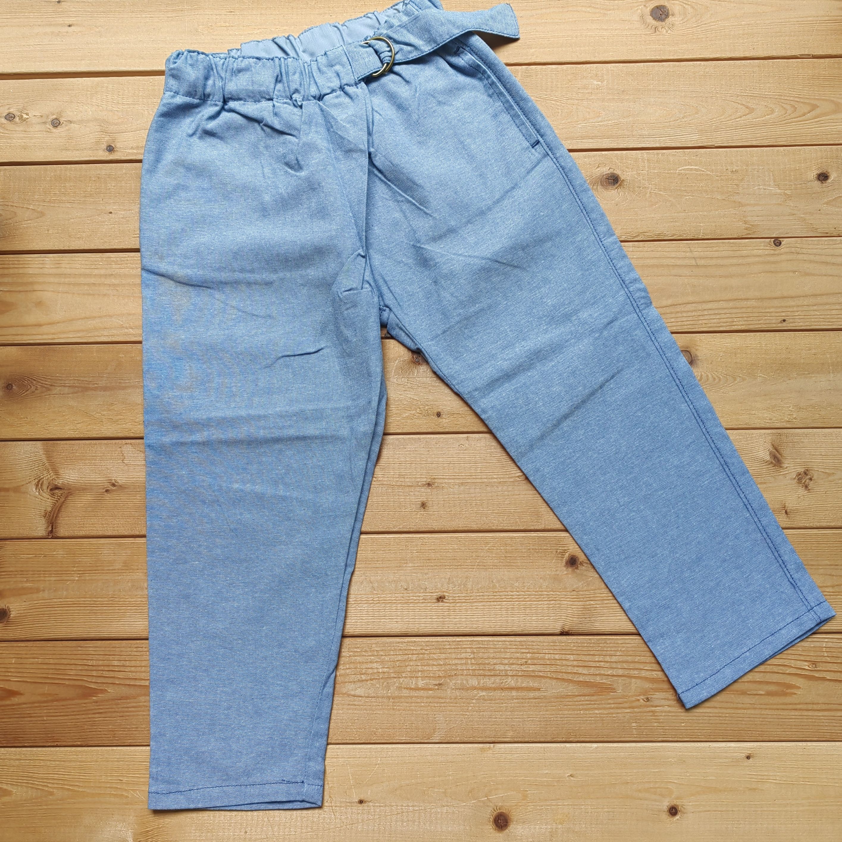 0538断码特价100 110 130 150cm春夏款 纯棉branshes女童薄款长裤