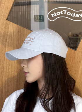 NotToday「陈妍希同款」明天再说棒球帽大头围显脸小鸭舌帽休闲帽