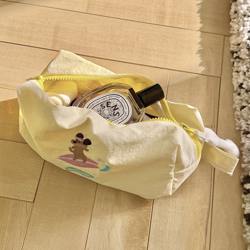 thumbnail for NotToday Original Surf Puppy Amenity Bag Water-repellent Portable Large Capacity Cosmetic Bag Travel Storage Bag
