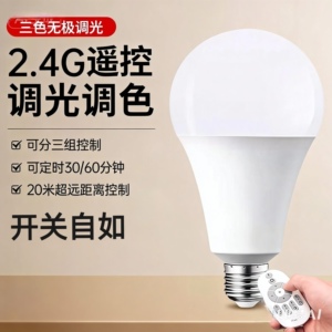 遥控可调光调色定时220V