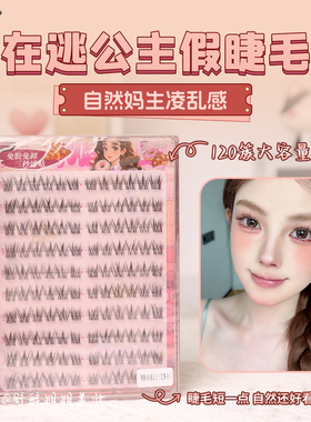梦鹿在逃公主单簇假睫毛