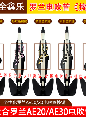 罗兰AE20/30电吹管按键配件比原装更耐磨耐蚀更漂亮更有个性化