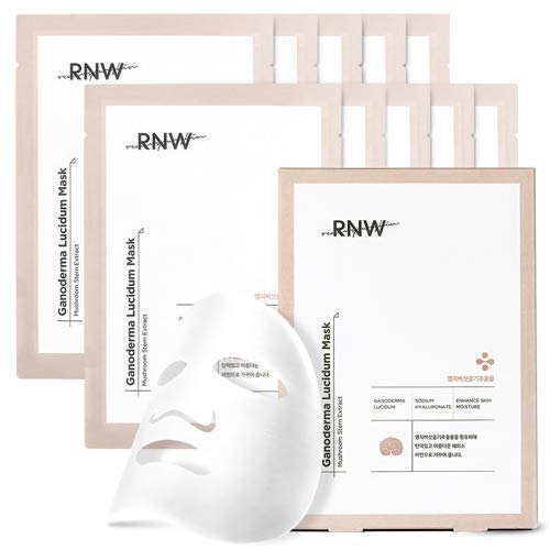 RNW Ganoderma Lucidum Mask Face Sheet 1SET (10EA)  Korean Ma 农机/农具/农膜 其它农用工具 原图主图