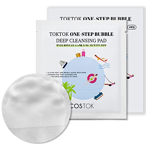 COSTOK TokTok One Step Bubble Exfoliating Deep Cleansing Dua