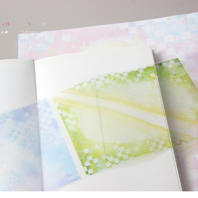 moodtape.捕获春日 大背景原创手帐胶带咕卡贴纸和纸打底胶带分装