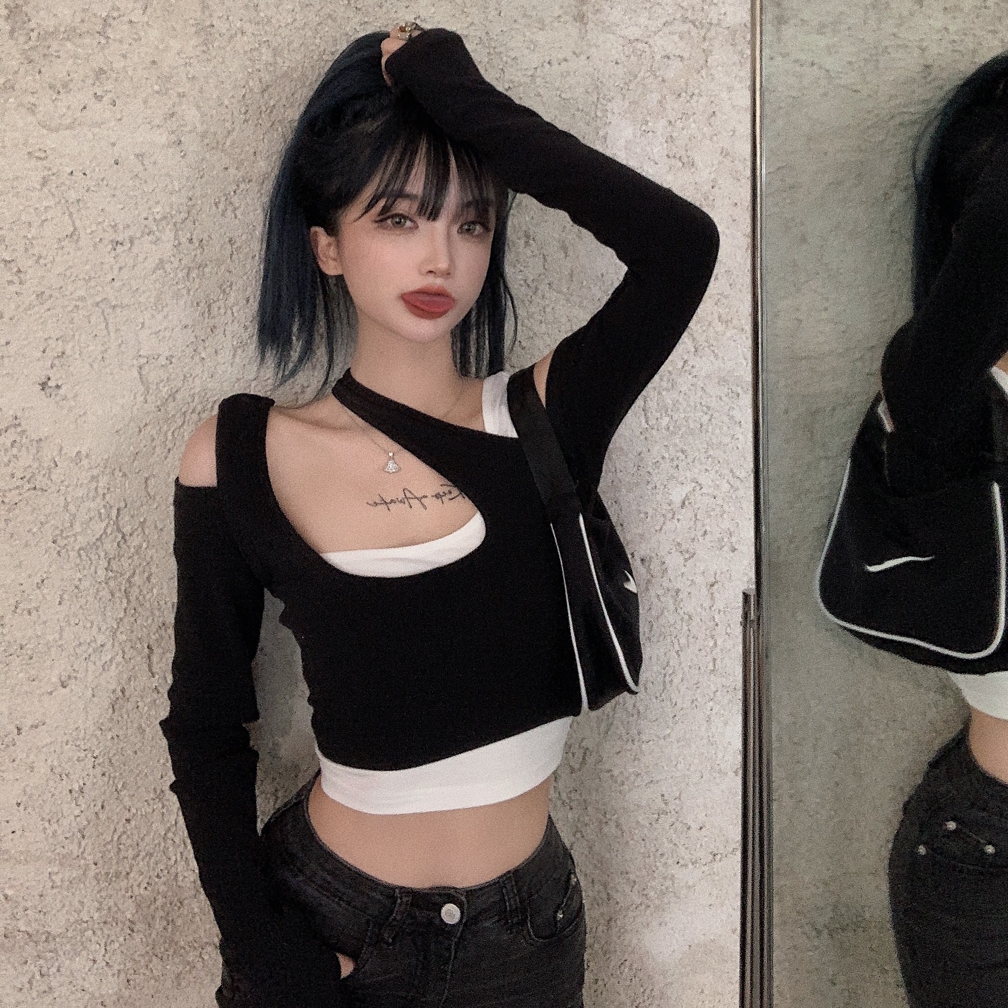 ~Two sexy long sleeve top