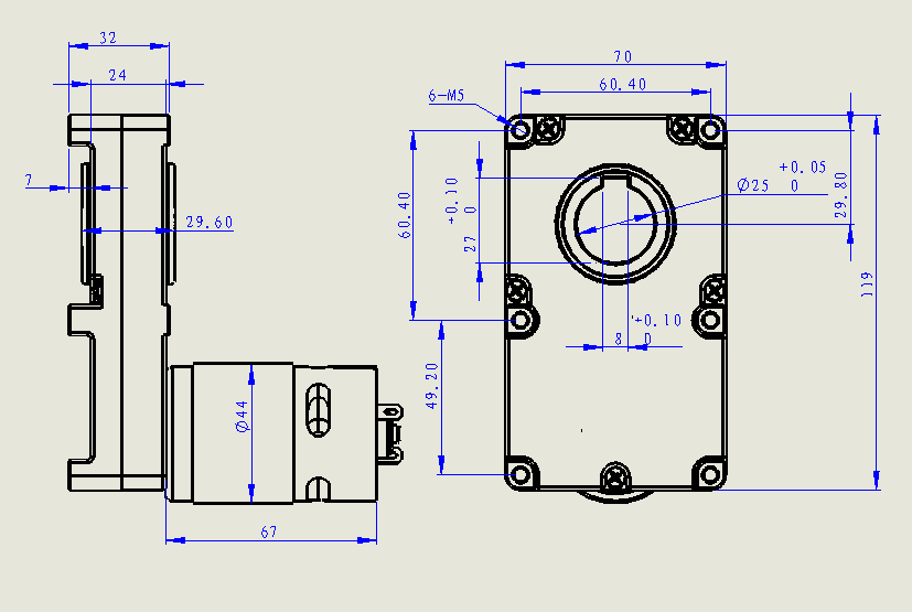 电机电机 轴中  775空心减速马达空心空轴 机器人减速电机舵机轴