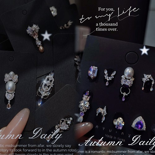 XMT设计限量胸针同款美甲饰品钻