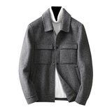 羽绒内胆可脱卸不单卖双面羊毛夹克毛呢大衣外套Y06031P380控698，男装毛呢大衣，电商D230